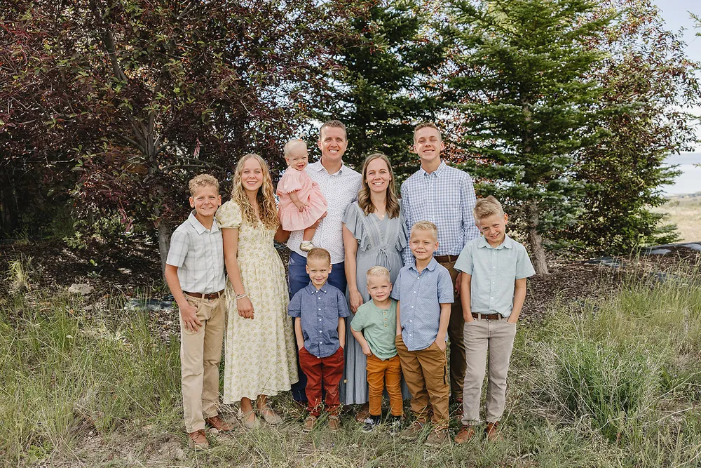 Dr. Lines with his family